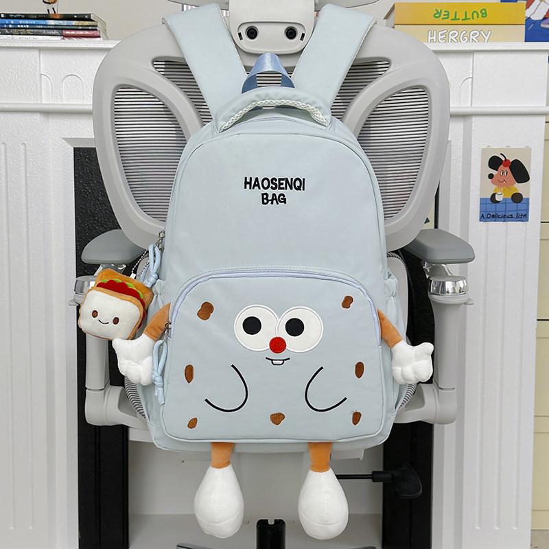 Schoolbag1011 new Korean version of female versatile primary school students 1-1 grades light spine protection campus junior high school students