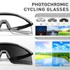 SCVCN Photochromic Sunglasses UV400 Cycling Glasses Bicycle Glasses Sports Men's MTB Road Bike Eyewear Protection Goggles UV400