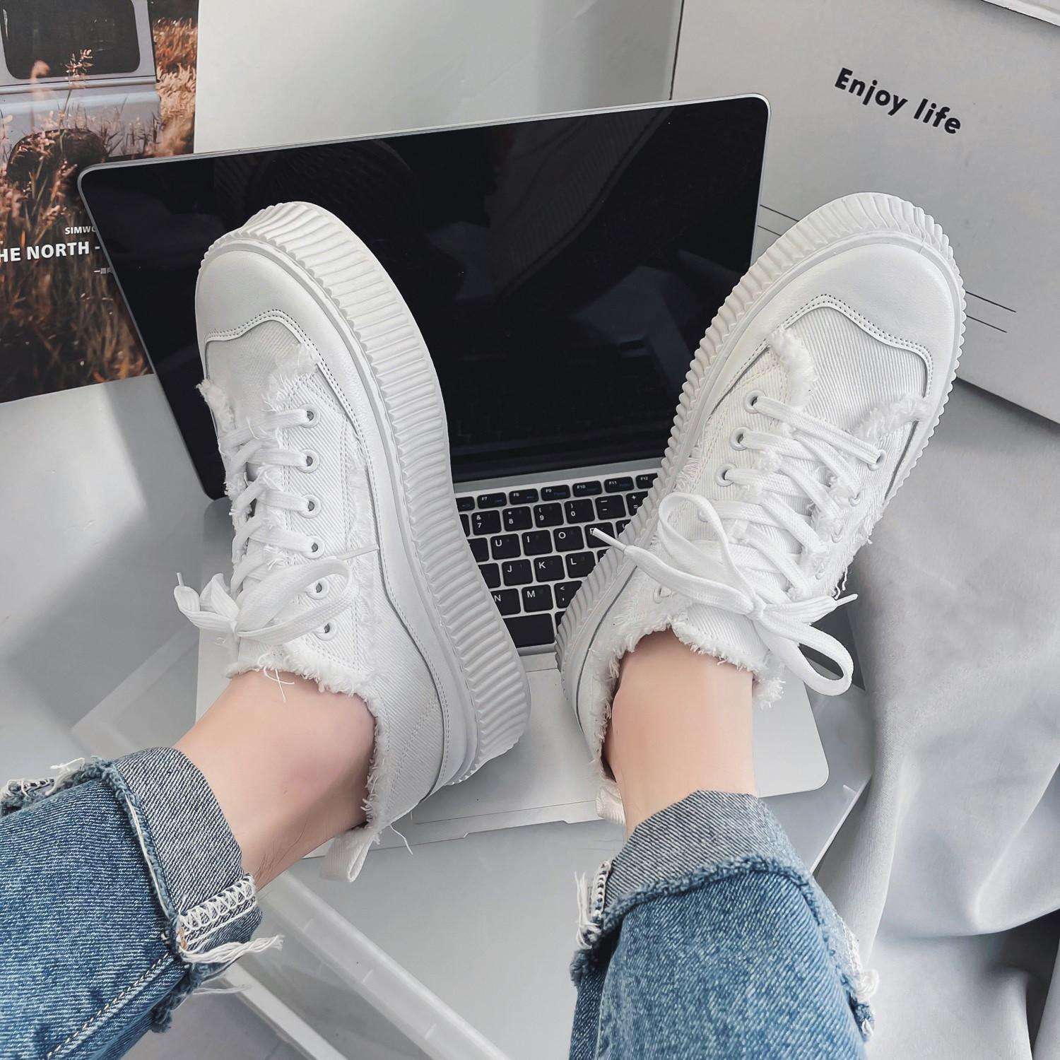 

Осенние желтые ретро мужские вулканизированные туфли кроссовки на платформе мужские дизайнерские туфли мужские парусиновые повседневные кроссовки zapatillas hombre 39 белый