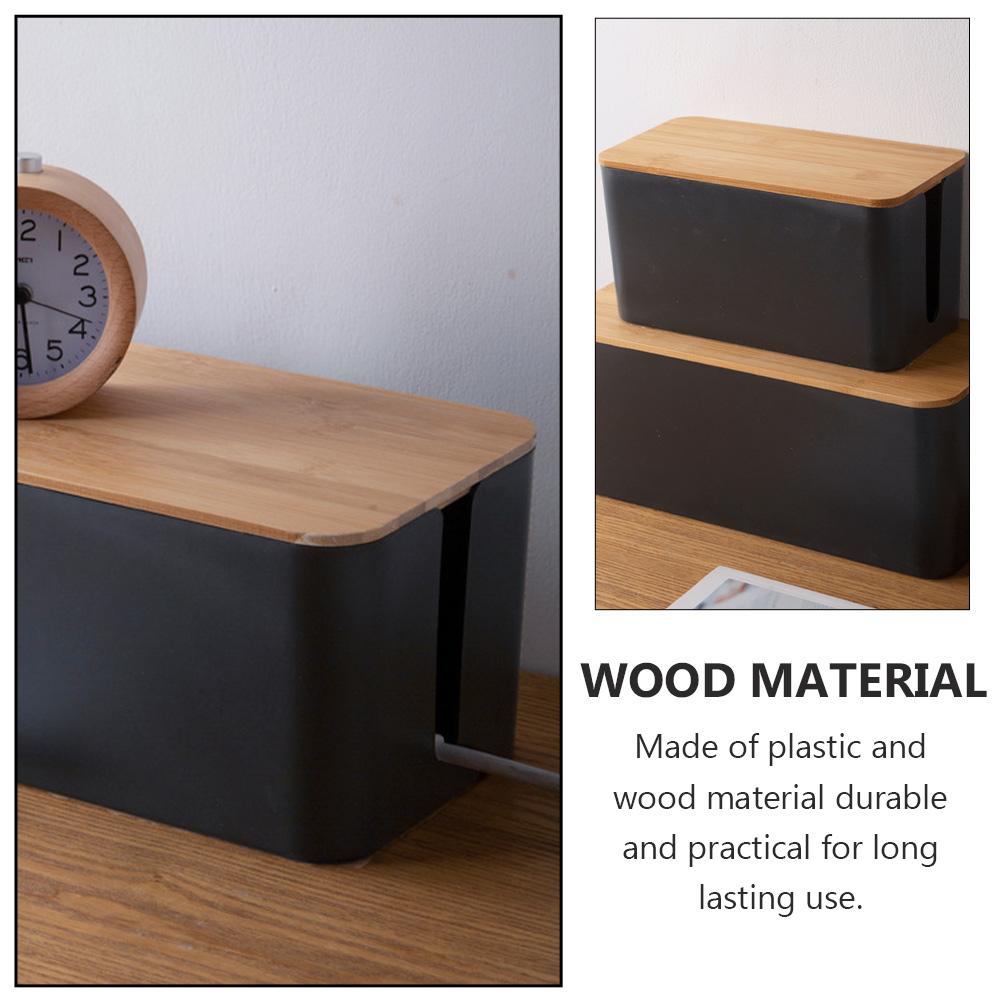 Power Strip Storage Box Wire Container Outlet Protector Cover Socket Protection Case Home