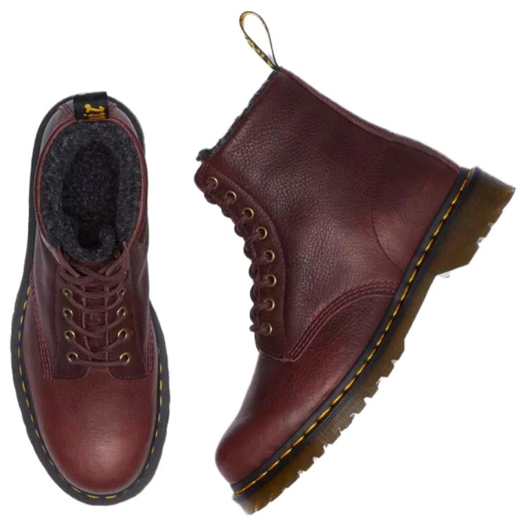 Dr. Martens 1460 Leather Comfortable Fashion Short Boots Unisex Boots Red 31873600