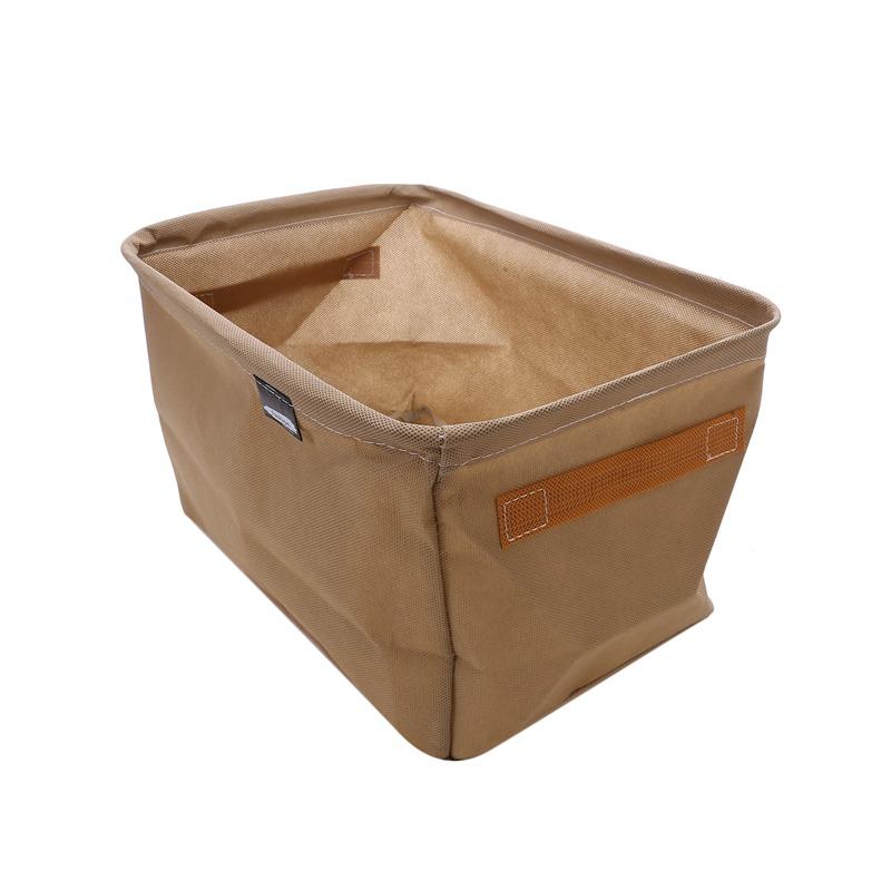 Universeller 1 Stück Aufbewahrungskorb für Kleidung mit großer Kapazität Zwei verdickte Stoff-Stahlrahmen Faltbare Box