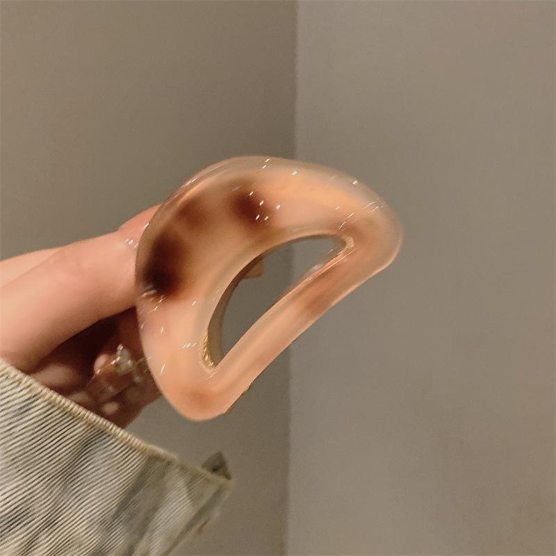 Modische Haarspangen für Frauen 6cm Schöne Hohle Metall-Haarspange Koreanische Beliebte Haaraccessoires