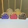 High-class Social Event Diamond-encrusted Clutch Bag Fashionable Handbag Crossbody Bag for Women