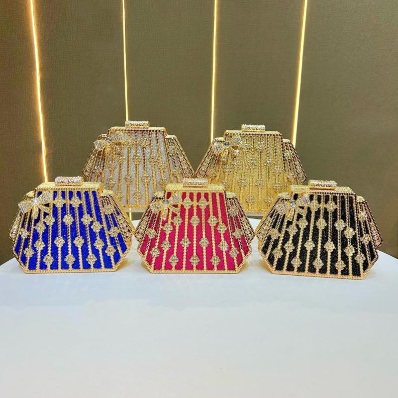 High-class Social Event Diamond-encrusted Clutch Bag Fashionable Handbag Crossbody Bag for Women