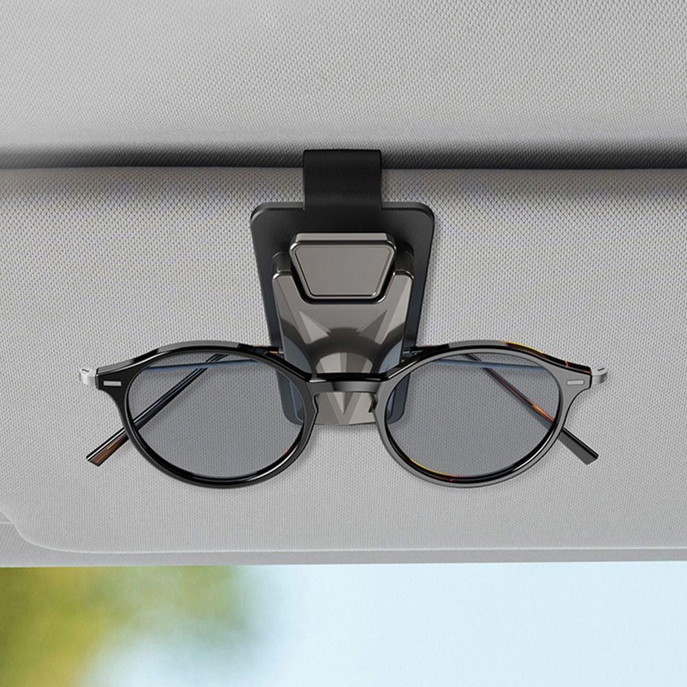 Metal Buckle Sunglasses Holder Convenient Premium Sunglasses Clip Scratch-resistant Anti-aging Automobile Glasses Organizer