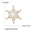 Rhinestone Snowflake Brooches for Women Unisex Christmas Pins Multi-color Available Fashion Jewellery Accessories Gifts
