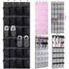 Mesh Cloth Shoes Sorting Storage Hanging Bag Over The Door Sundries Organizer Shoes Slippers Holder Bag