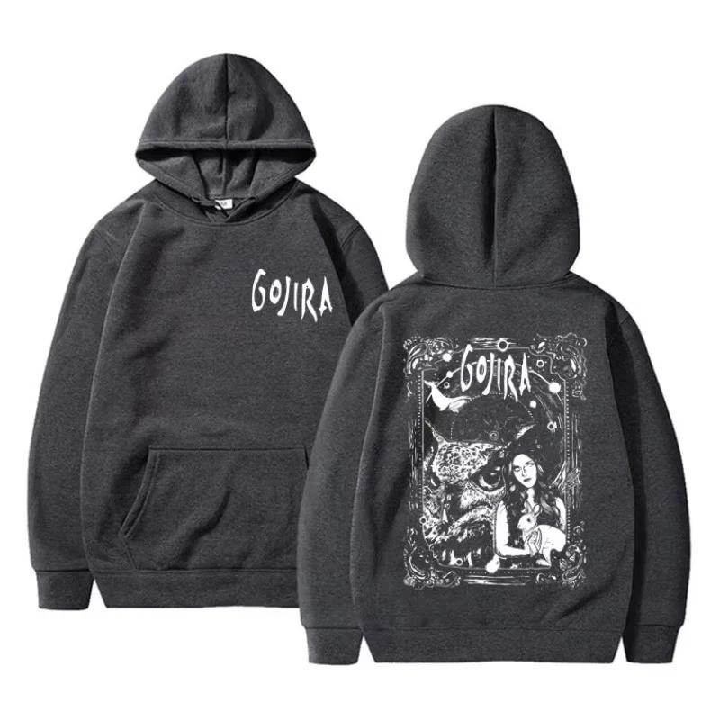 2025 French Metal Band Gojira Graphic Hoodie Male Magma Sweatshir Men Fashion Printed Hoodie New Sweatshirt Harajuku Hoodie Clot