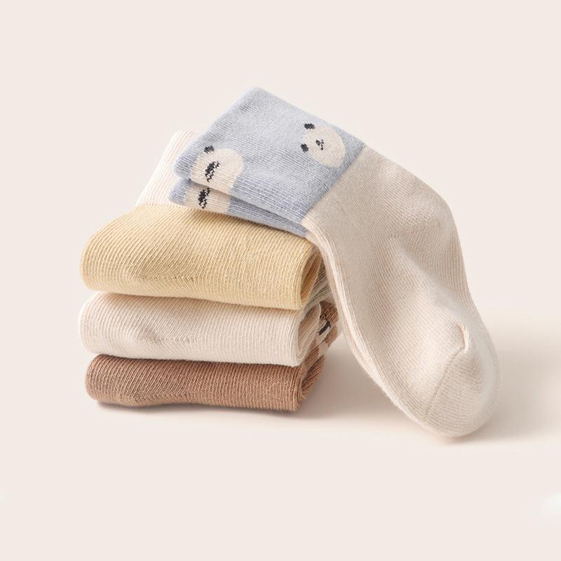 Herbst Winter Baby Socken Dick Warm Kleinkind Lange Socken Weich Bequem Kinder Baumwollsocken Mädchen Junge Kinder Cartoon Schuhe 0-1J