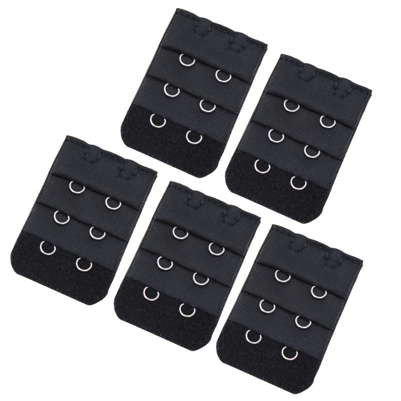 5Pcs Bra Extender Strap Extension 2 Hooks 3 Rows Women Intimates Adjustable Bra Hook Extenders Womens Handmade DIY Accessoires
