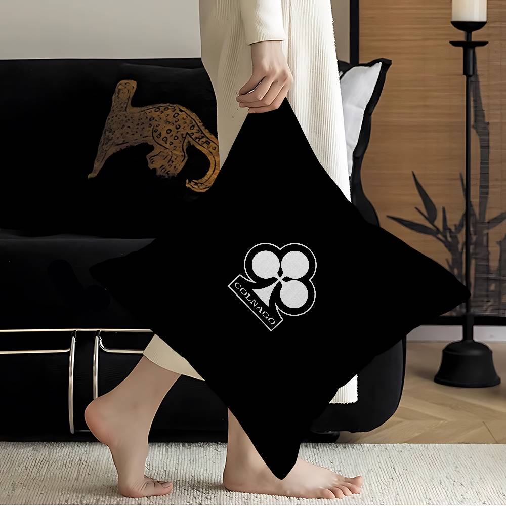 Colnago Logo Pillow Anime Pillow Sofa Bed Head Pillow Cover Cushion Cover 45X45 Cm Fashion