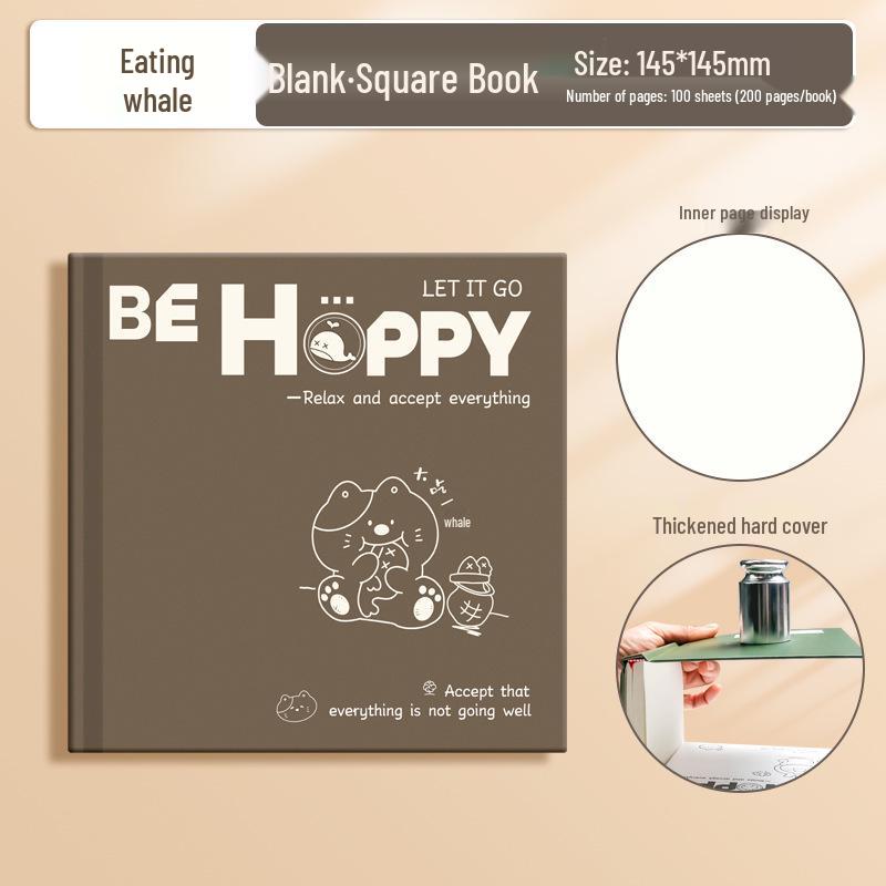 Hardcover Exquisite Planner: Simple Student Diary & Thick Notepad