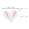 10Pcs/Lot Diy Handmade Plush Embroidered Ears Padded Patches Appliques For Clothes Sewing Supplies Diy Hair Decoration