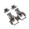 Silver Stainless Steel 304 Toolbox Locking Latch Hasps Metal Toggle Catch Clasp Box Loaded Hinges Furniture Hardware Accessories