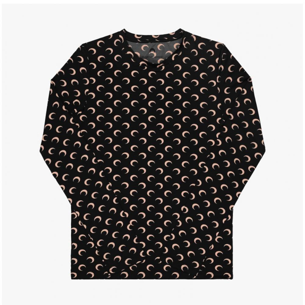 Marincer Mto116a Cjer0001 It99 Moon All Over Print Second Skin Men S Long Sleeve Tee