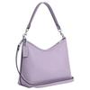 Coach Laurel 31 Logo Leather Tote Crossbody Bag Large Women bags Silver Light-Purple CR148-SVLL