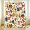 Soft Fuzzy Flannel Throw Blanket, Non-Shedding Fall Themed Warm Blanket for Home, Couch, Nap & TV Watching