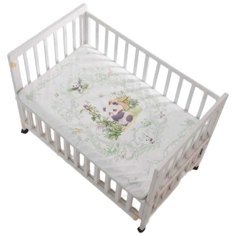 Lianliang Washable Waterproof Linen Cotton Baby Changing Mat with Cooling Feature 70x110cm