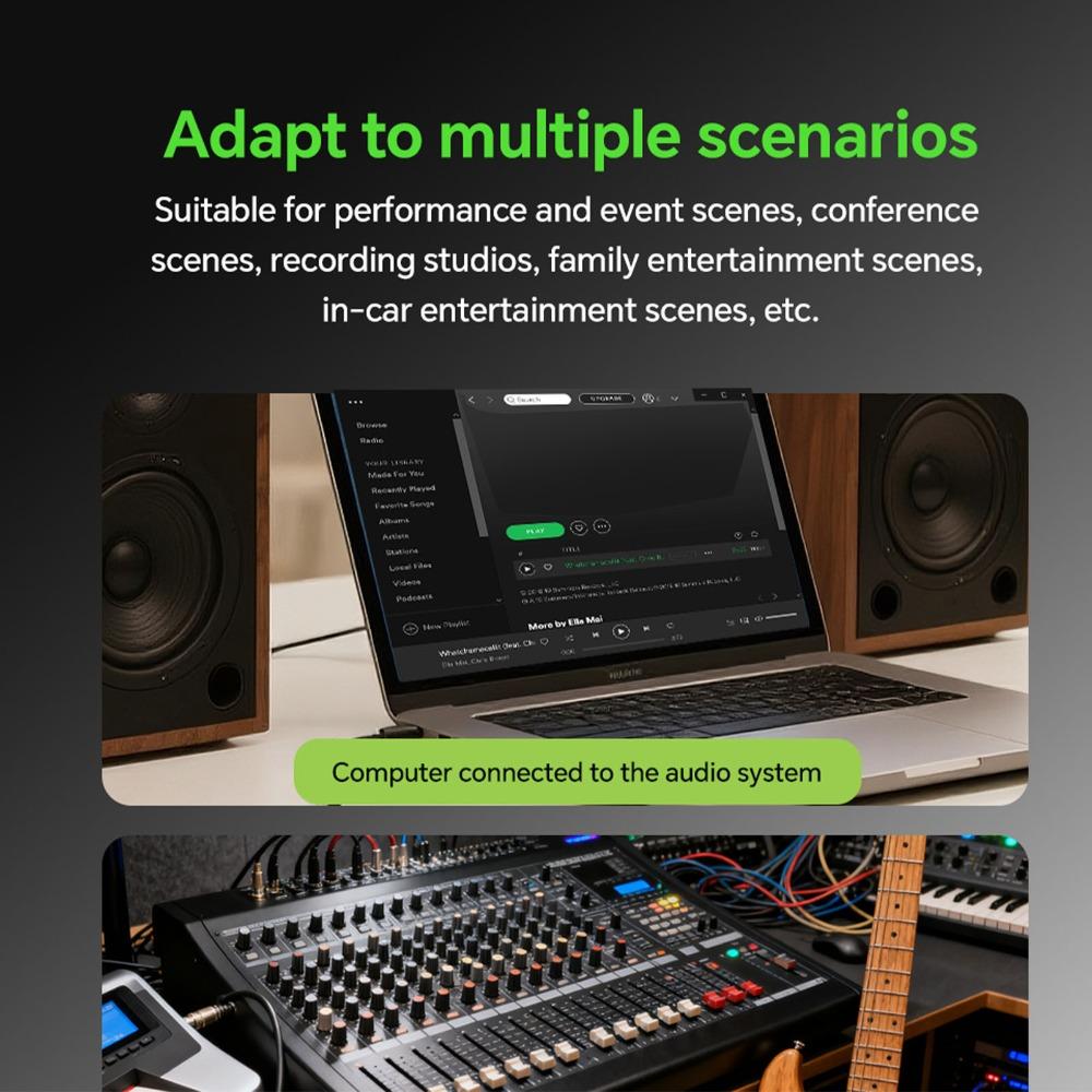 3 Level Gain Adjustment Audio Signal Isolator Noise Isolator Device  for Live Performance