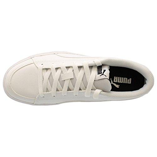 [Puma] Court Point Vulque v2 Sneakers for Women, Spring/Summer 2022 Color, Puma White (02), Size 24.0 cm