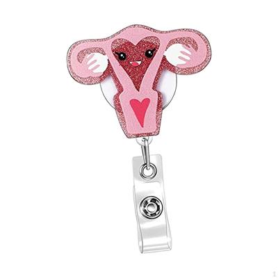 Abzeichen Reel Halter Clip Krankenschwestern Tag Geschenk Tragbare Versenkbare Keychain Schlüssel