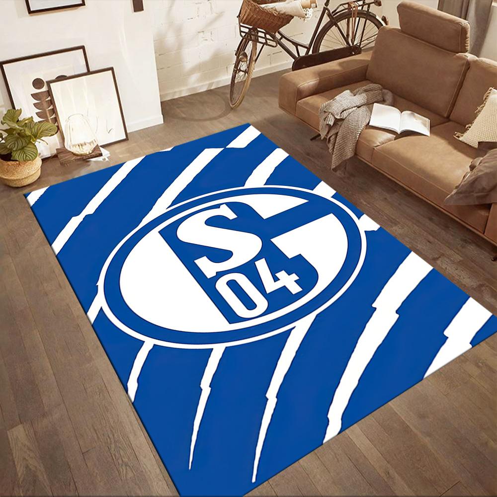 Fc Schalke2 Square rugs are a great choice for living rooms, bedrooms, home décor, and as gifts