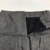 Made in Japan Reflect Skirt Suit Set 40 L Women Knee-Length Mao Collar Gray Fully Lined(USED)