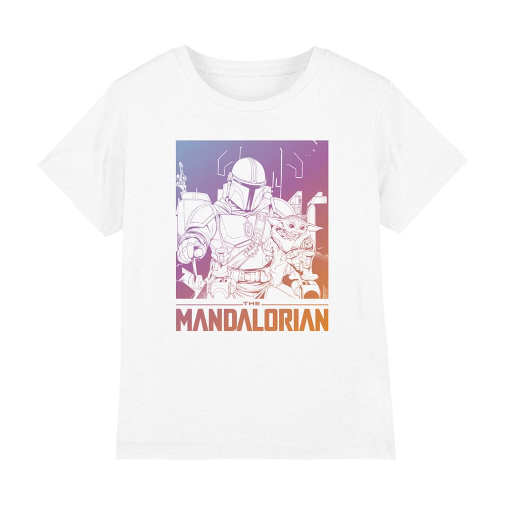 Star Wars: The Mandalorian Childrens/Kids Gradient T-Shirt