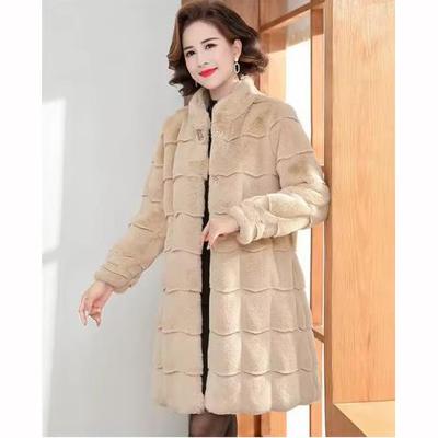 Mink Coat Coat Women's Thick Mink High End Rich Mother's Winter