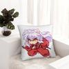 I-InuYasha Anime Pillow Case Plush Fabric Soft Pillowcase Double Sided Print Sofa Cushion Cover Throw Pillow Cover