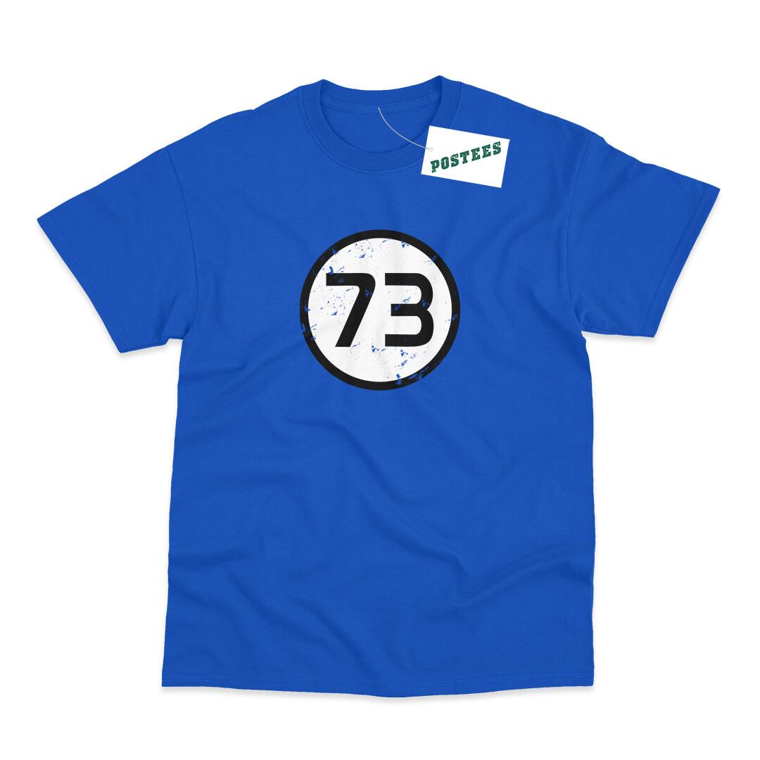 Sheldon Cooper 73 Perfect Number Inspired by Big Bang Theory Kids T-Shirt 4XL