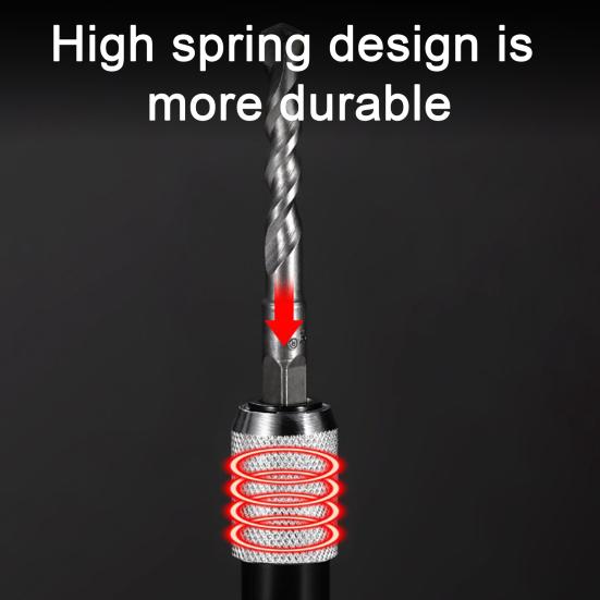 Elektrohammer-Adapter Schlagbohrer-Bit-Set 0,24-0,47 Zoll Hochbelastbarer legierter Stahl Schnellwechsel-Konverter