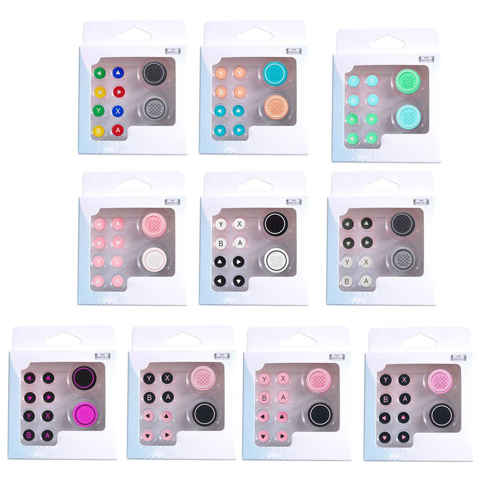 Replacement Button Caps for Switch 2 Silicone ABXY Cover For New Caps Grip 2 Joystick Bu F2U5