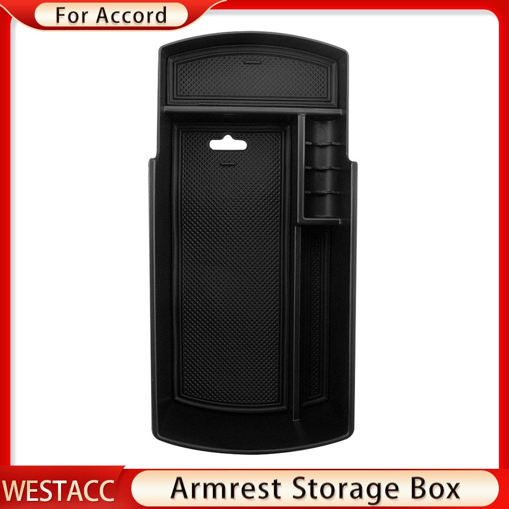 Aufbewahrungsbox für die zentrale Armlehne des Autos für Honda Accord 10. Inspire 2018 – Container-Tablett-Halter-Organizer