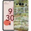 Claude Monet Impressionism Painter For Google Pixel 8 7 6 Pro 6A 5G Black Phone Case Soft Shockproof Back Cover TPU Shell Coque