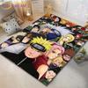 Anime Naruto Printed Floor Mat Living Room Area Rugs Bedroom Bedside Bay Window Carpet
