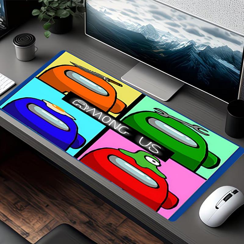 Among Us Print Mouse Pad, for Keyboard Pad Laptop PC Mat for Office Home Use, Desk Decor, Perfect Birthday Gift for Gamers