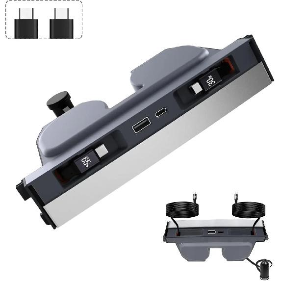 Phone Charger Fast Charging Docking Station For Tesla Model Y Juniper 2026 Model 3 Highland Retractable Center Console USB Hub