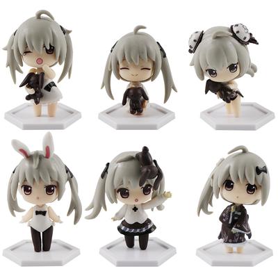 6Pcs/set Anime Figure Doll Model Toy Kasugano Sora Kimono Cartoon Pvc Doll Model Toys Car Ornaments Gifts