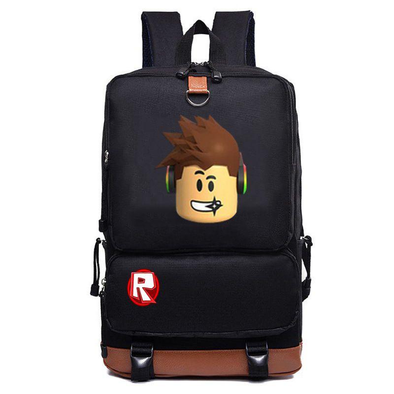 Stilvolle Roblox-Muster Kinder-Schultasche mit verstellbaren, gepolsterten Schultergurten