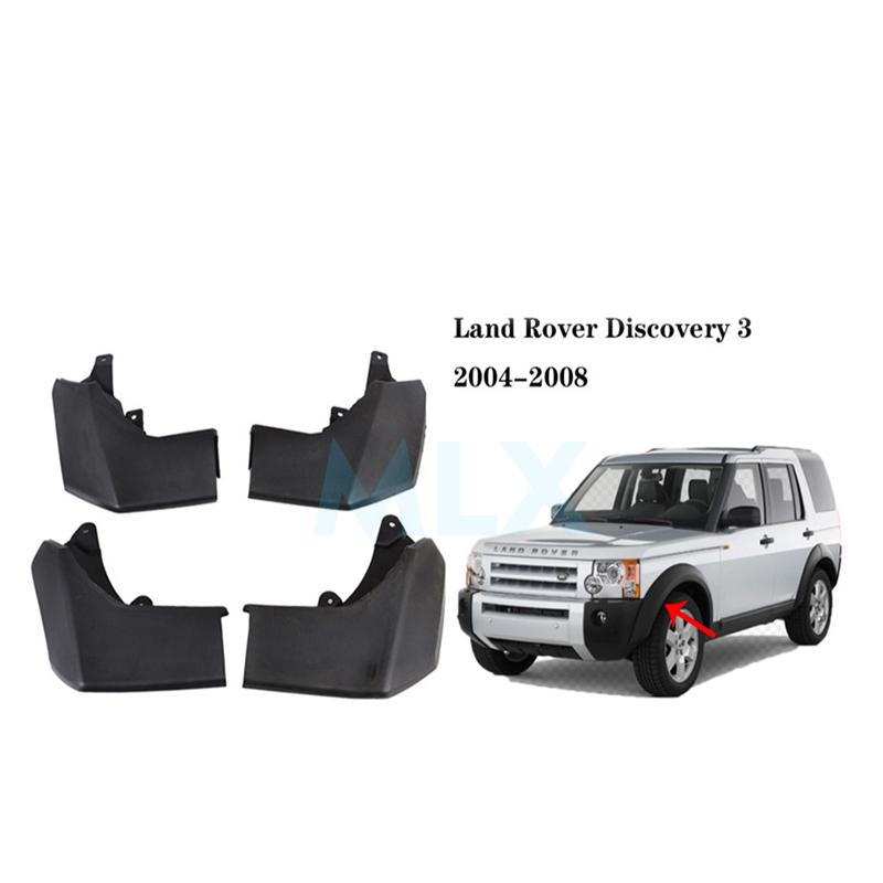 

Передние и задние 4 шт. для Land Rover Discovery 3 LR3, брызговики на крыло, брызговики, автомобильные аксессуары, брызговик чёрный
