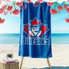 Toronto Blue Jays Print Beach Towel, Large Soft Quick Dry Towel for Beach Camping Swimming