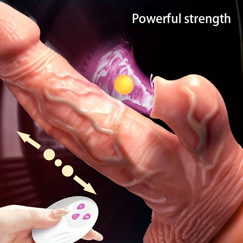 7 Mode Thrusting Dildo Vibrator Sucking/Heating/Vibrating/Thrusting Realistic Vibrating Dildo With Suction Cup For G-spot Clitoral Anal Sex Toy Adult