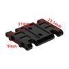 1pc  Aluminum Alloy Gearbox Mount Transmission Plate Gearbox Base for SCX24 C10 JLU Deadbolt Gladiator Bronco 1/24 Crawler Car