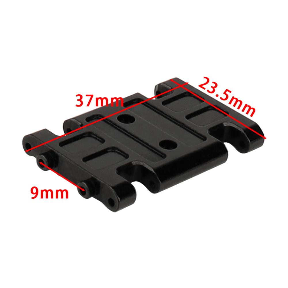 1pc Aluminum Alloy Gearbox Mount Transmission Plate Gearbox Base for SCX24 C10 JLU Deadbolt Gladiator Bronco 1/24 Crawler Car