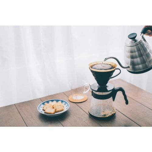 HARIO V60 Coffee Server (Set of 2), Drip Coffee Server (1-4 Cups), Brown, VCSD-02CBR