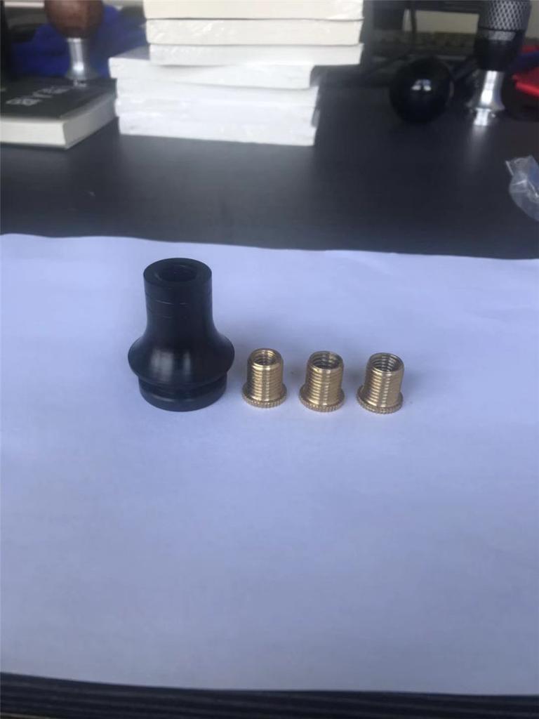 M12 X 1.25 Thread Aluminum Car Suv Manual Gear Shift Knob Boot Retainer Adapter