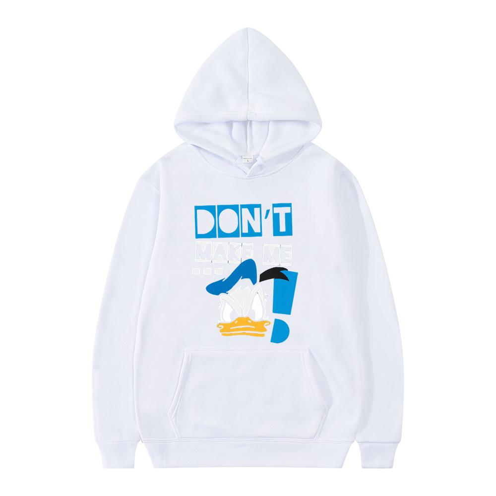 Disney Hoodie Winnie Donald Duck Spring and Autumn Sweatshirt Fashion Jacket Pullover Long Sleeve Clothing Loose Street Hooded