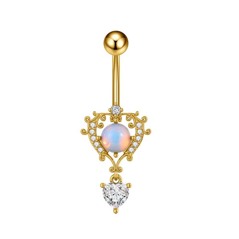 Personality Belly Button Rings Stainless Steel Navel Piercing Barbell For Women Simple Belly Ring Beach Jewelry Gifts